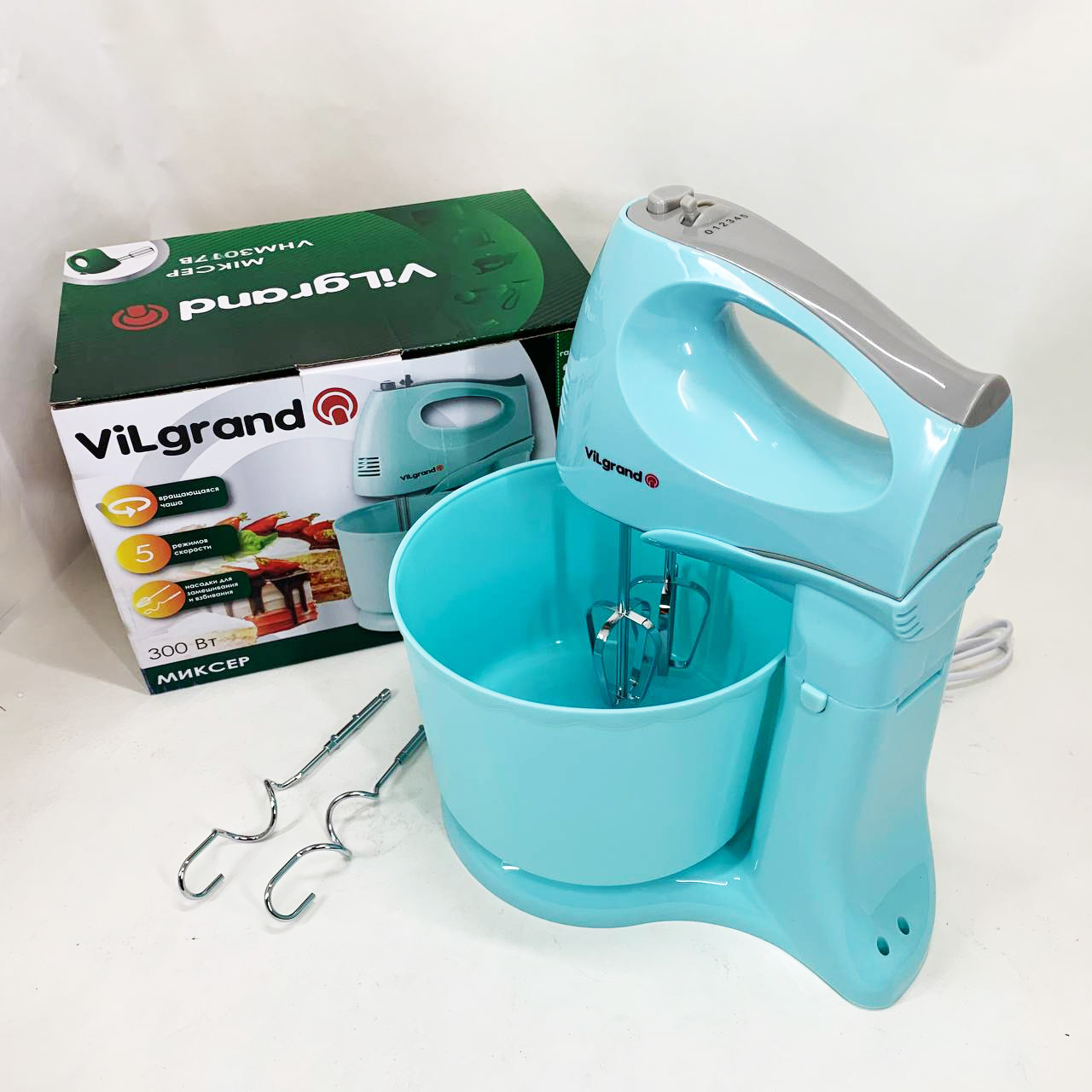 Міксер ViLgrand VHM3017B Blue - Зображення 6