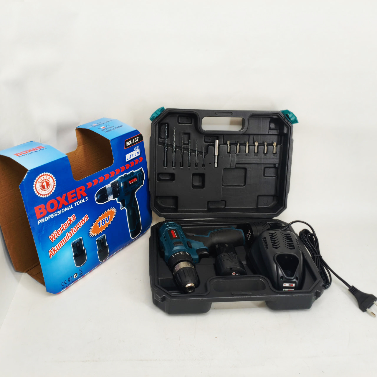 Портативний шуруповерт Boxer BX-137 18 В - Зображення 3