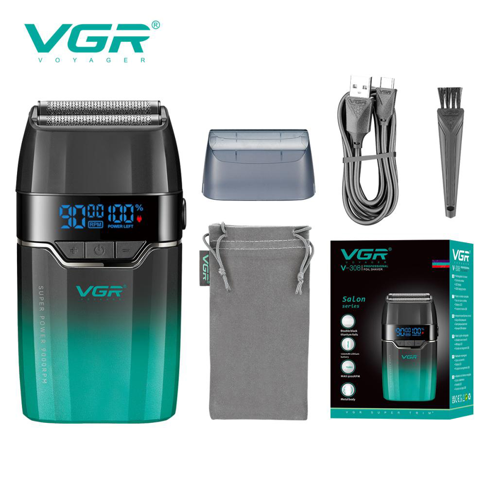 Електробритва VGR V-308 GREEN шейвер
