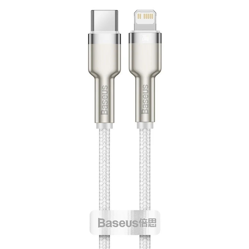Дата кабель Baseus Cafule Metal Type-C to Lightning PD20W (2m) (CATLJK-B)