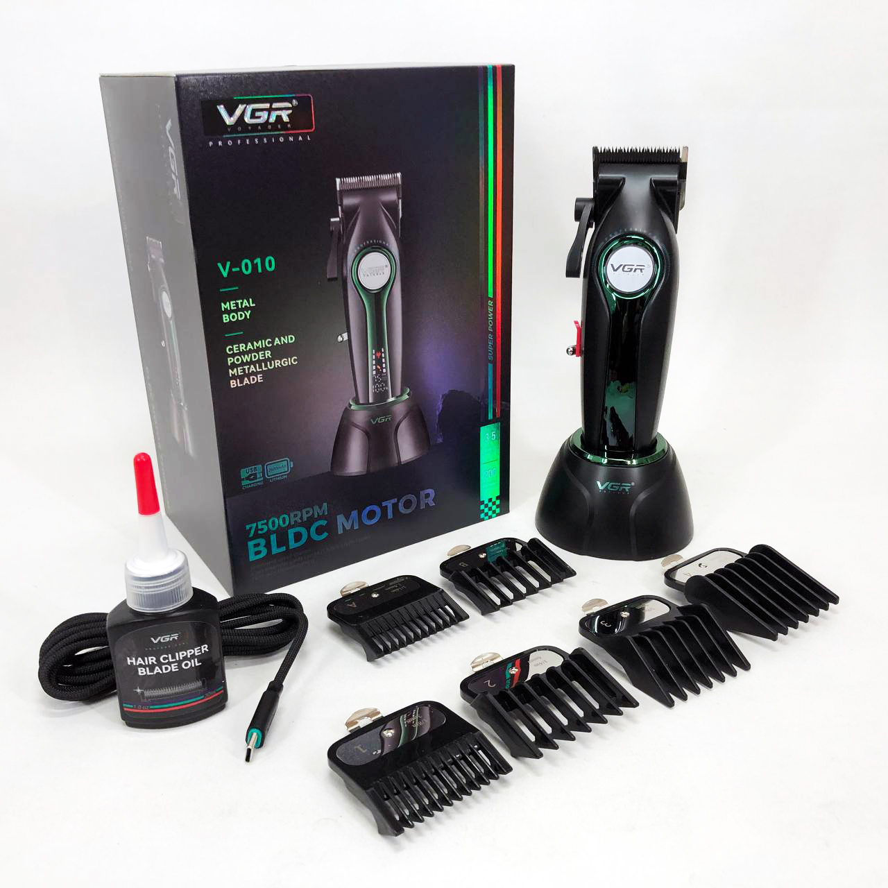 Машинка для стрижки VGR V-010 Professional Metal - Зображення 4