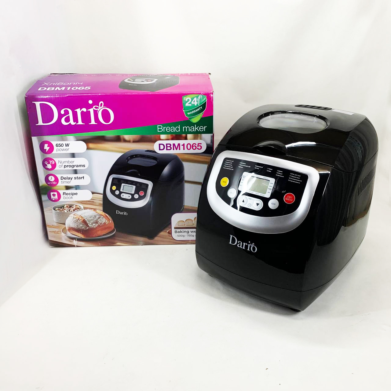 Хлібопічка DARIO DBM 1065 - Зображення 4
