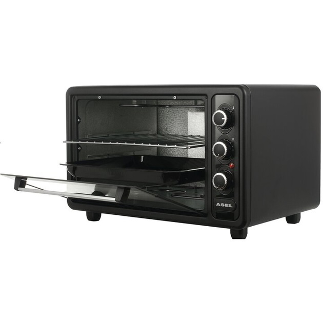 Електродуховка ASEL AF-40-24 чорного кольору - Зображення 2