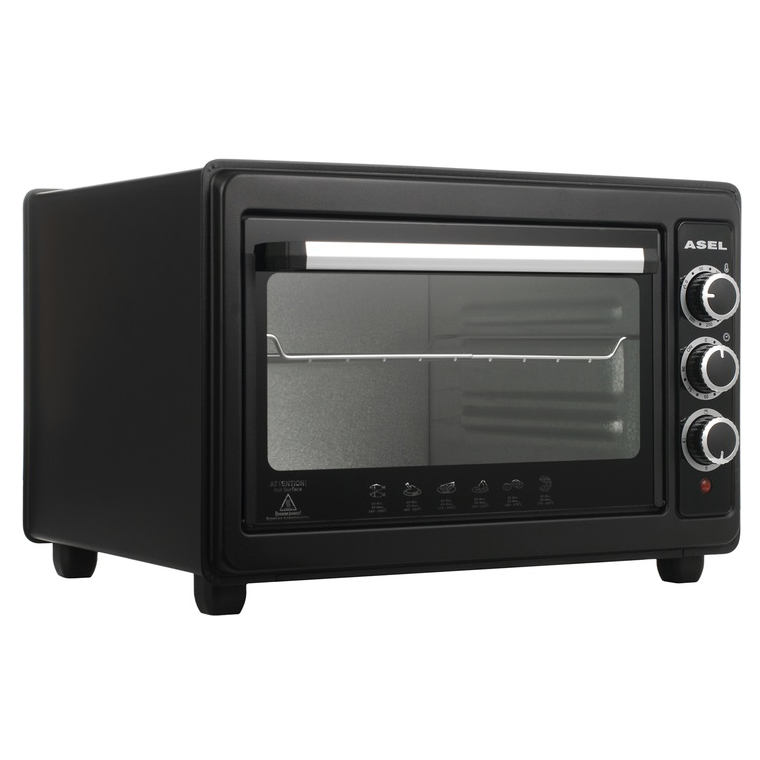 Електрична піч ASEL AF-33-23 чорного кольору - Зображення 4