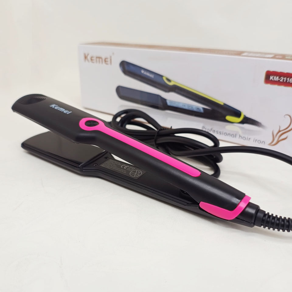 Щипці KEMEI KM-2116 для гофрування волосся 45 Вт Pink - Зображення 4