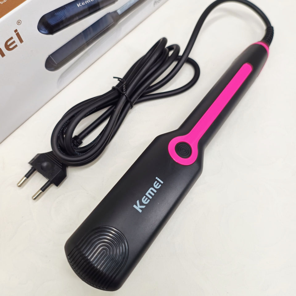 Щипці KEMEI KM-2116 для гофрування волосся 45 Вт Pink - Зображення 2