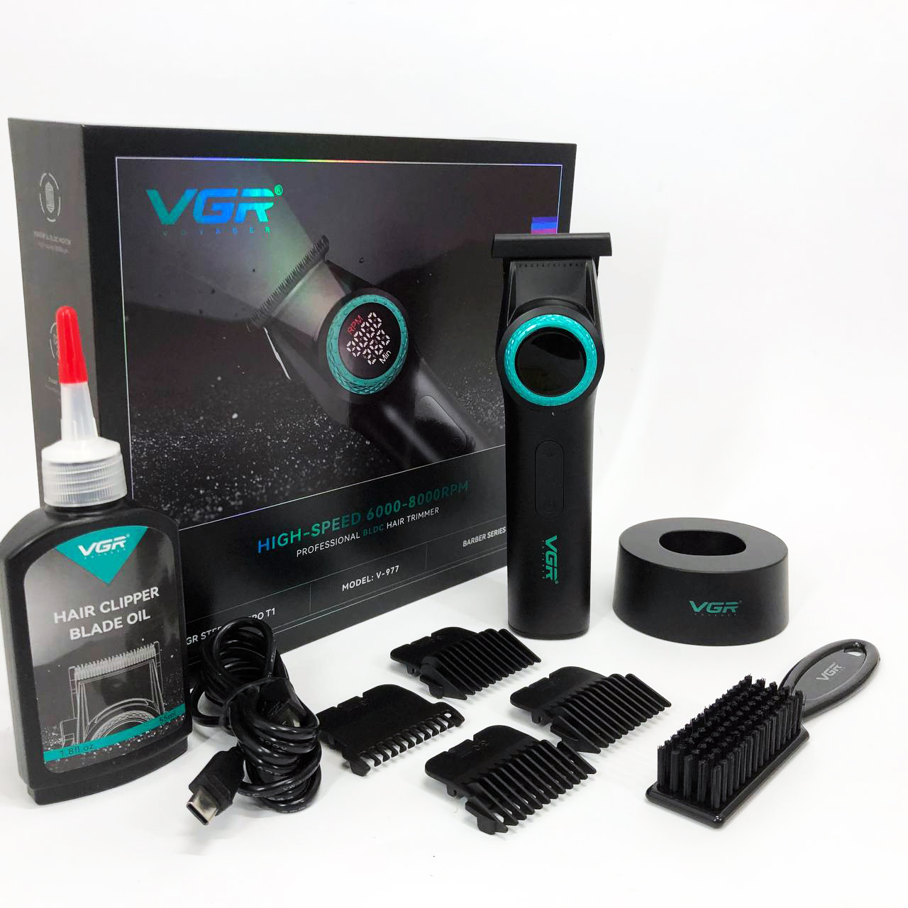 Тример VGR V-977 BLACK з регулюванням потужності 6000–8000 RPM - Зображення 2
