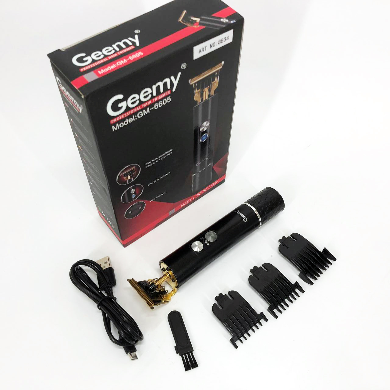 Окантувальна машинка GEEMY GM-6605 для стрижки - Зображення 6