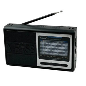 Радіоприймач GOLON RX-3050 з акумулятором 6Вт 8 годин роботи Black