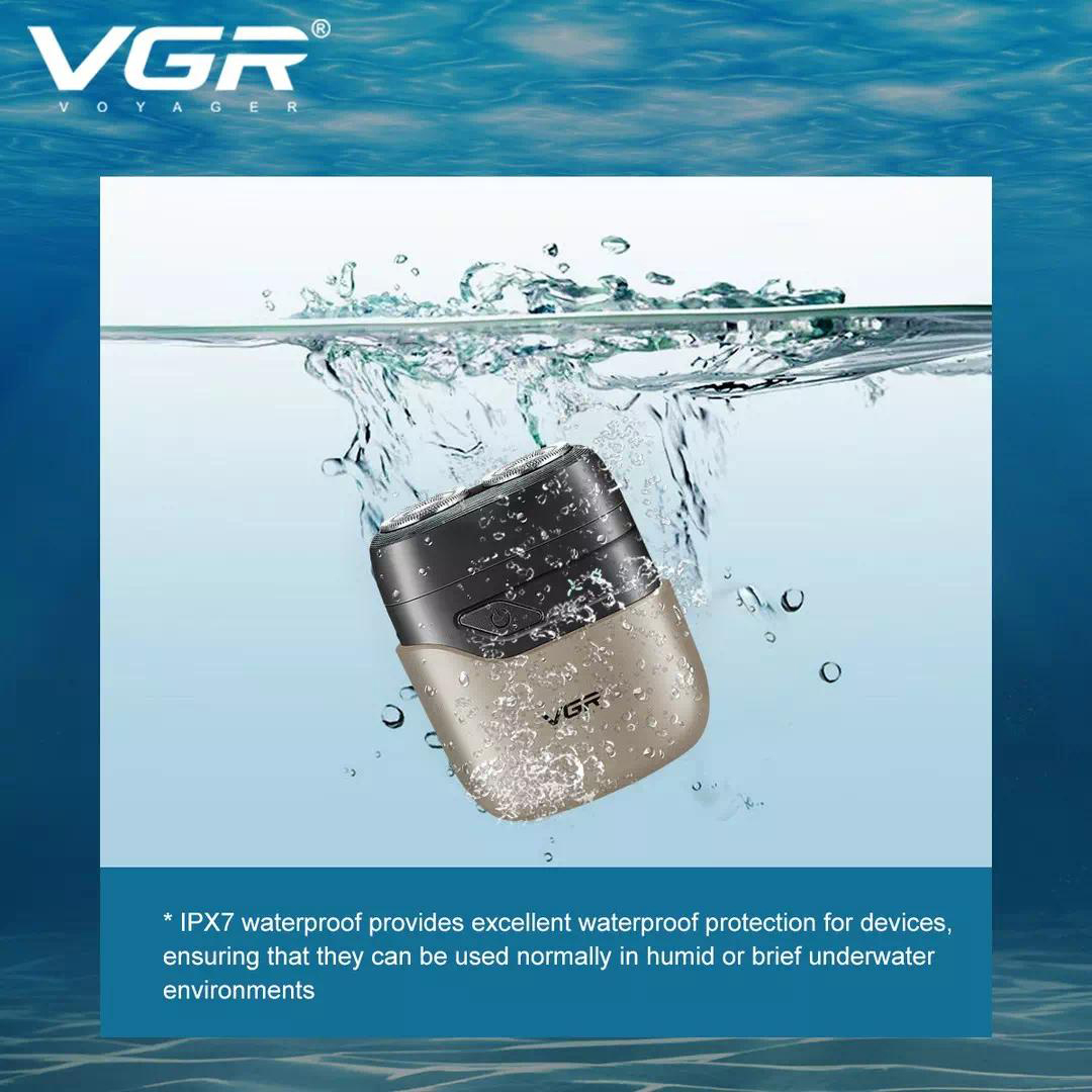 Електробритва VGR V-345 бежевого кольору - Зображення 3