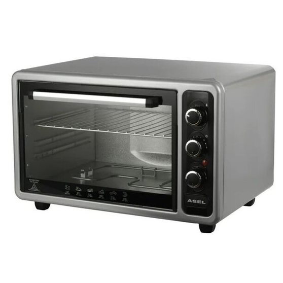 Електродуховка ASEL AF-40-24 сірого кольору