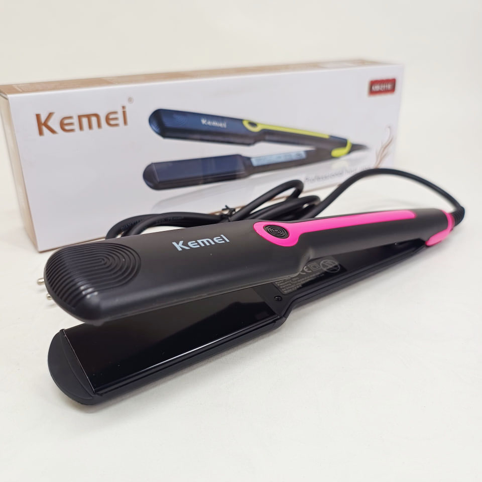 Щипці KEMEI KM-2116 для гофрування волосся 45 Вт Pink - Зображення 5