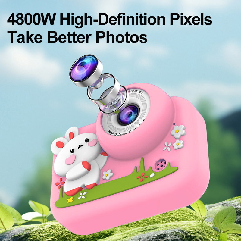 Дитячий фотоапарат M03 PINK RABBIT - Зображення 4