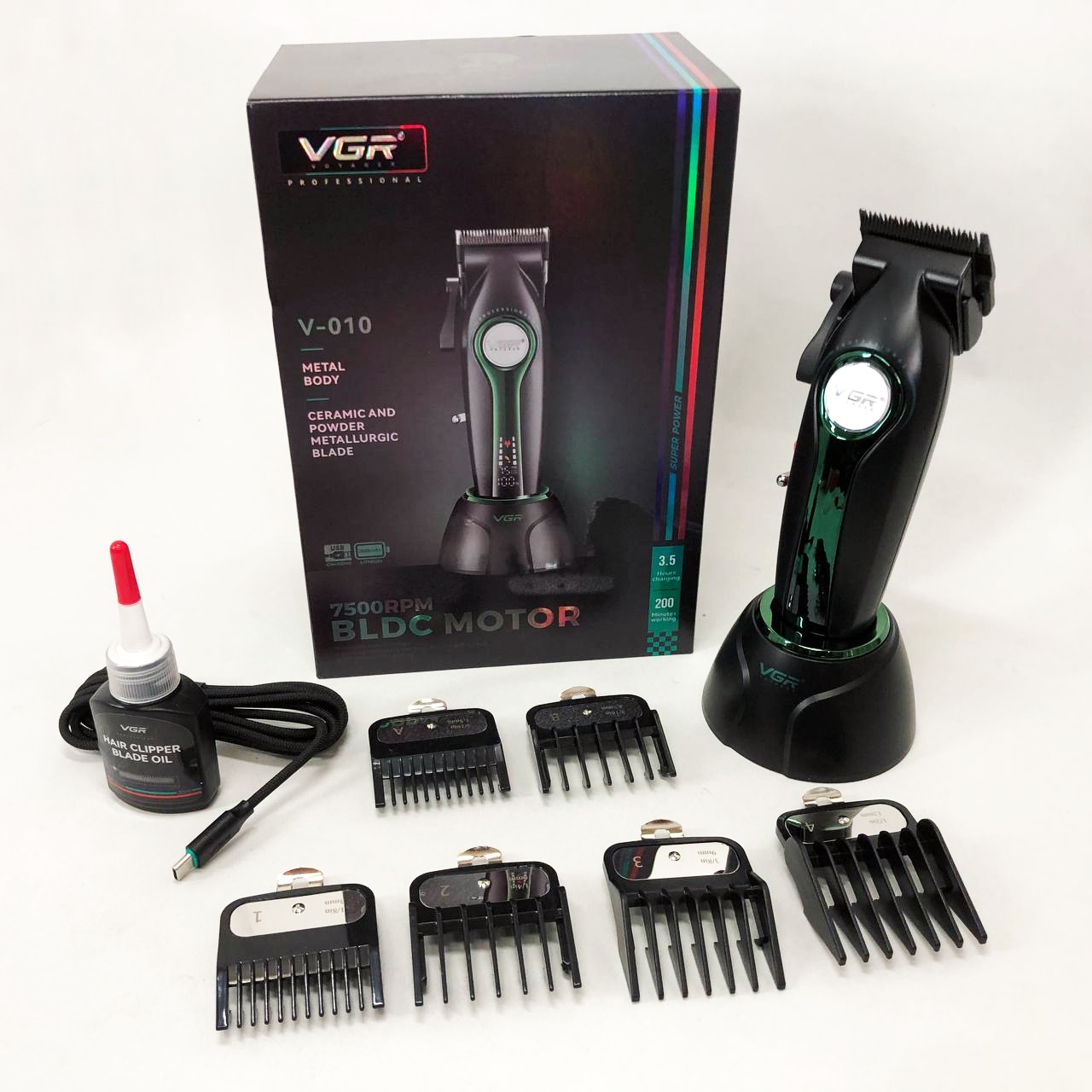 Машинка для стрижки VGR V-010 Professional Metal - Зображення 6