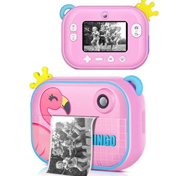 Дитячий фотоапарат YT008 PINK FLAMINGO з підтримкою microSD
