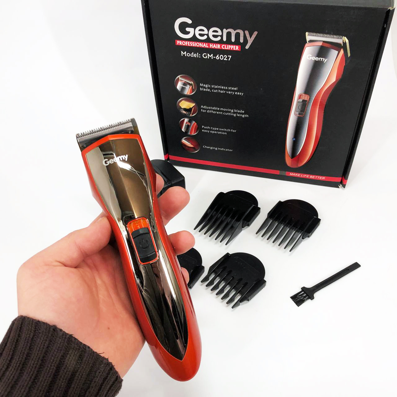 Машинка для стрижки Gemei GM-6027 бездротова - Зображення 3