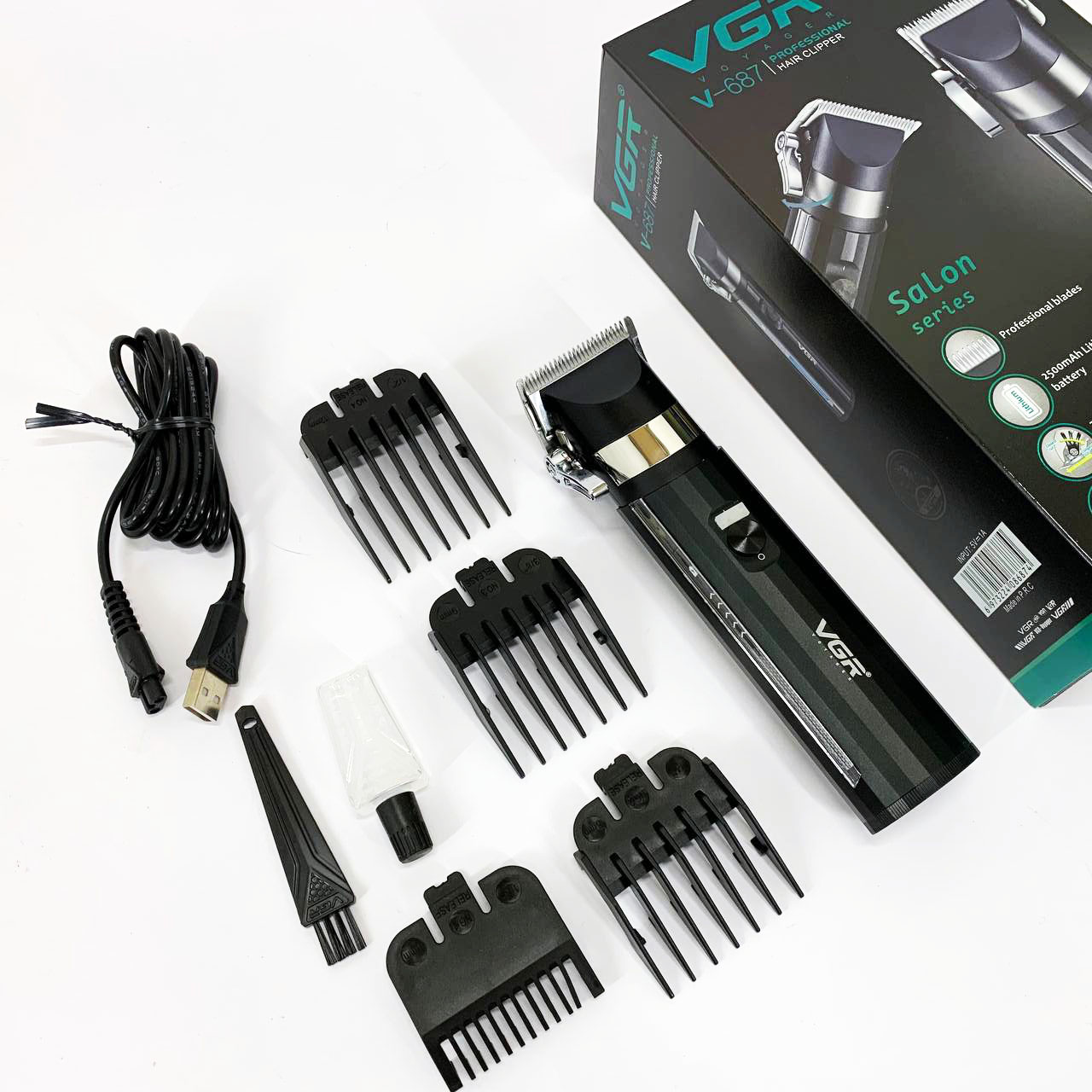 Акумуляторна машинка для стрижки VGR V-687 - Зображення 2