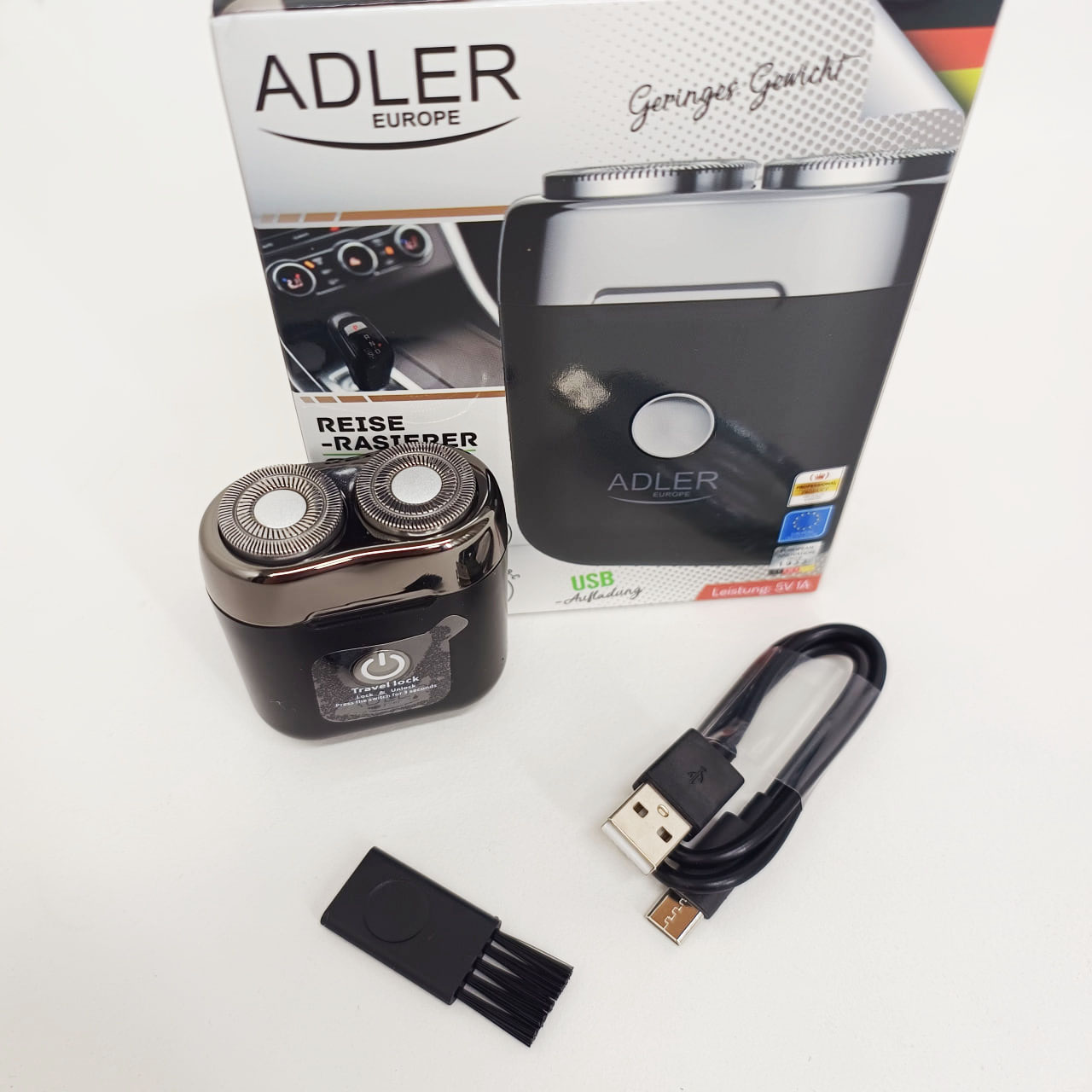 Бездротова бритва Adler AD 2936 USB чорна - Зображення 5