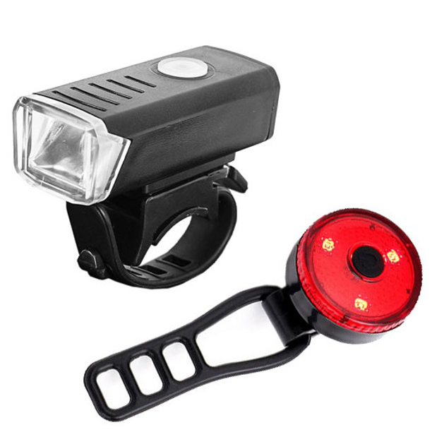 Велоліхтар акумуляторний BSK-1133-XPG та STOP-3SMD red з водонепроникненням