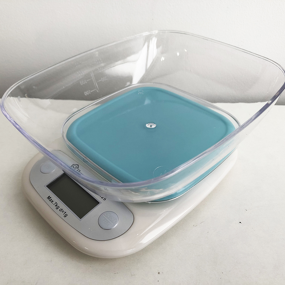 Кухонні ваги DOMOTEC MS-125 Plastic колір блакитний - Зображення 3