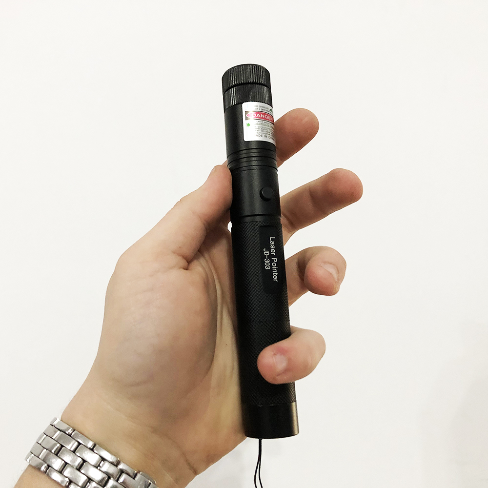Лазерна указка Green Laser Pointer JD-303 зелений промінь брелок - Зображення 3
