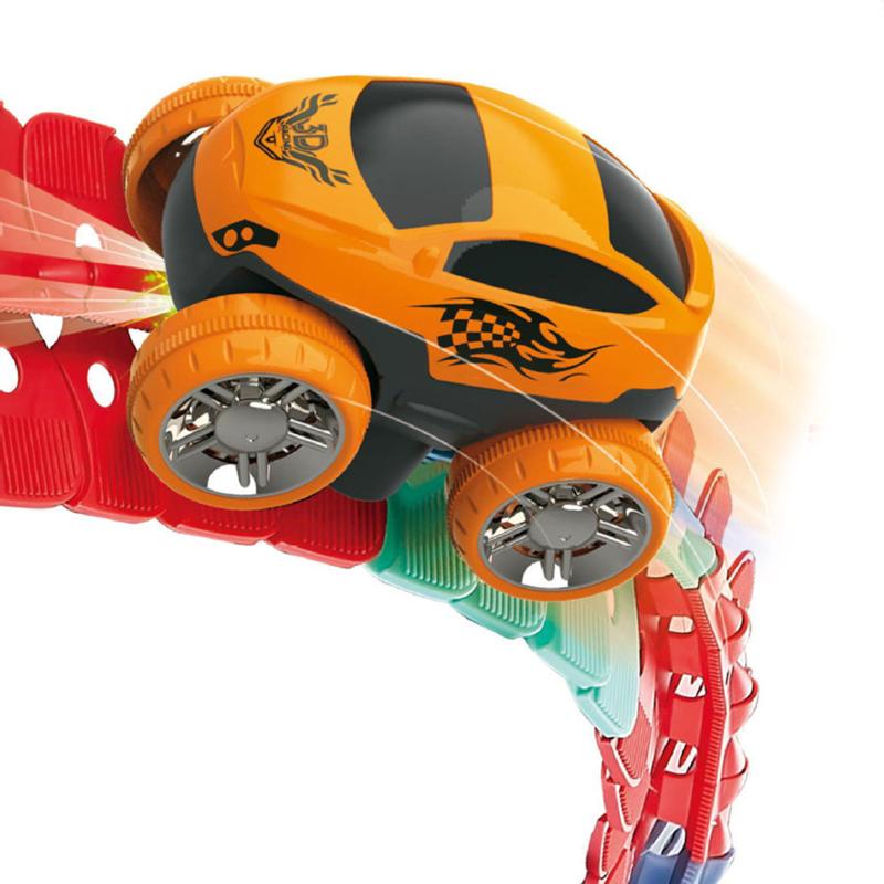 Інтерактивний трек з інерційною машинкою SHT 188 Changeable Trak (92pcs/1CAR) - Зображення 2