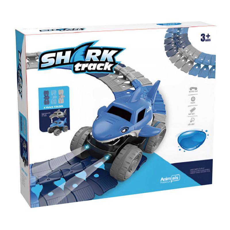 Інтерактивний трек з інерційною машинкою SHT 5510-3 Shark Trak (92pcs/1CAR) - Зображення 2