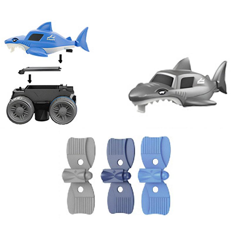 Інтерактивний трек з інерційною машинкою SHT 5510-3 Shark Trak (92pcs/1CAR) - Зображення 3