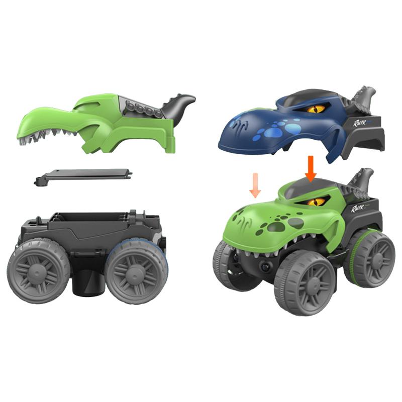 Інтерактивний трек з інерційною машинкою SHT 5510-5 Dino Trak (168pcs/1CAR) - Зображення 2