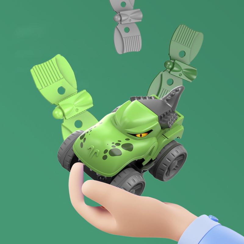 Інтерактивний трек з інерційною машинкою SHT 5510-8 Dino Trak (46pcs/1CAR) - Зображення 3