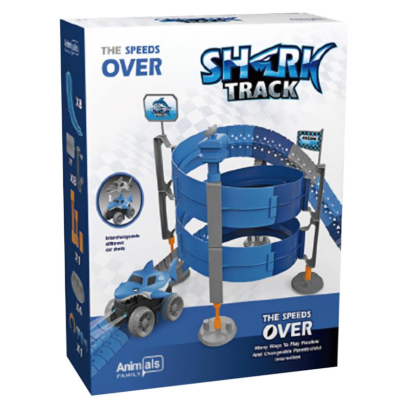 Інтерактивний трек з інерційною машинкою SHT 5510-9 Deluxe Edition Shark Trak (138pcs/1CAR) - Зображення 3