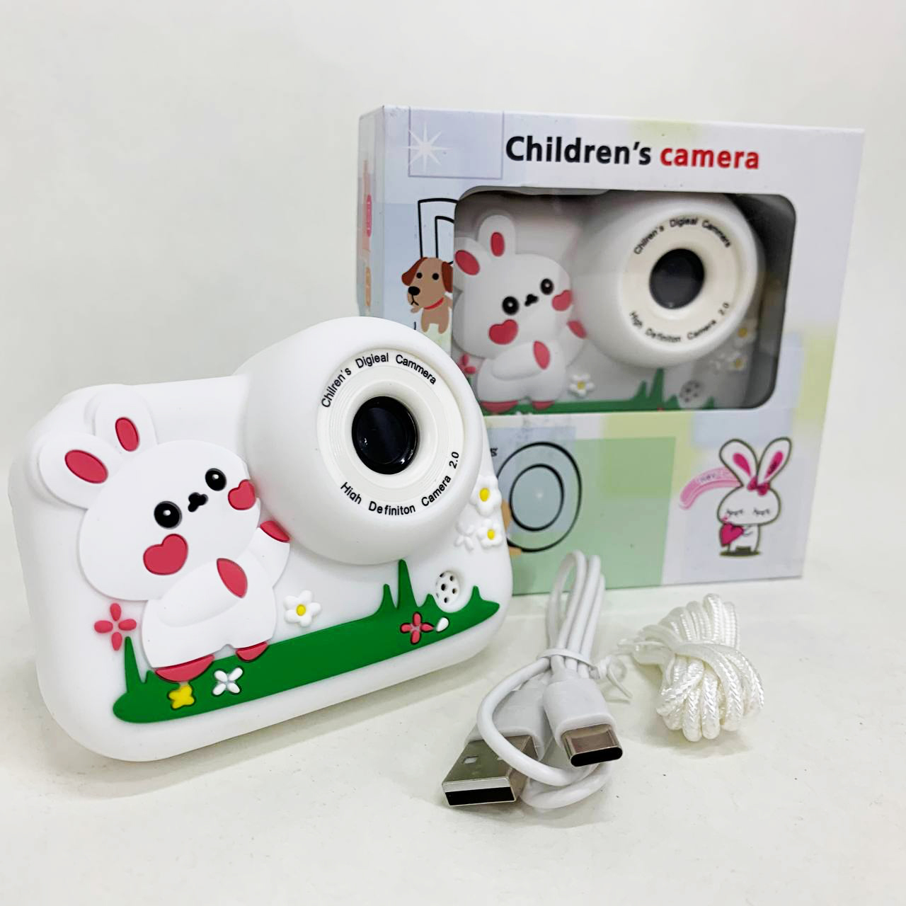 Дитячий фотоапарат M03 White Rabbit - Зображення 4