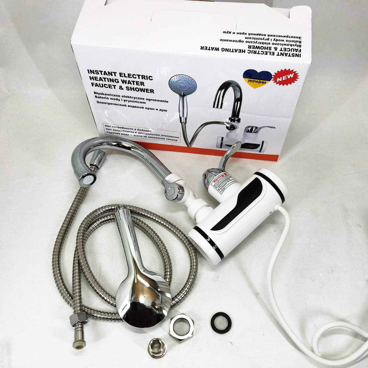 Електричний водонагрівач з душем DIGITAL Shower WF-013 - Зображення 2