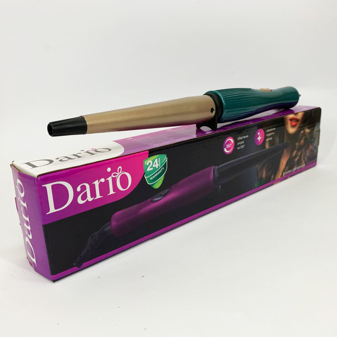 Плойка Dario DHC650C Green - Зображення 5