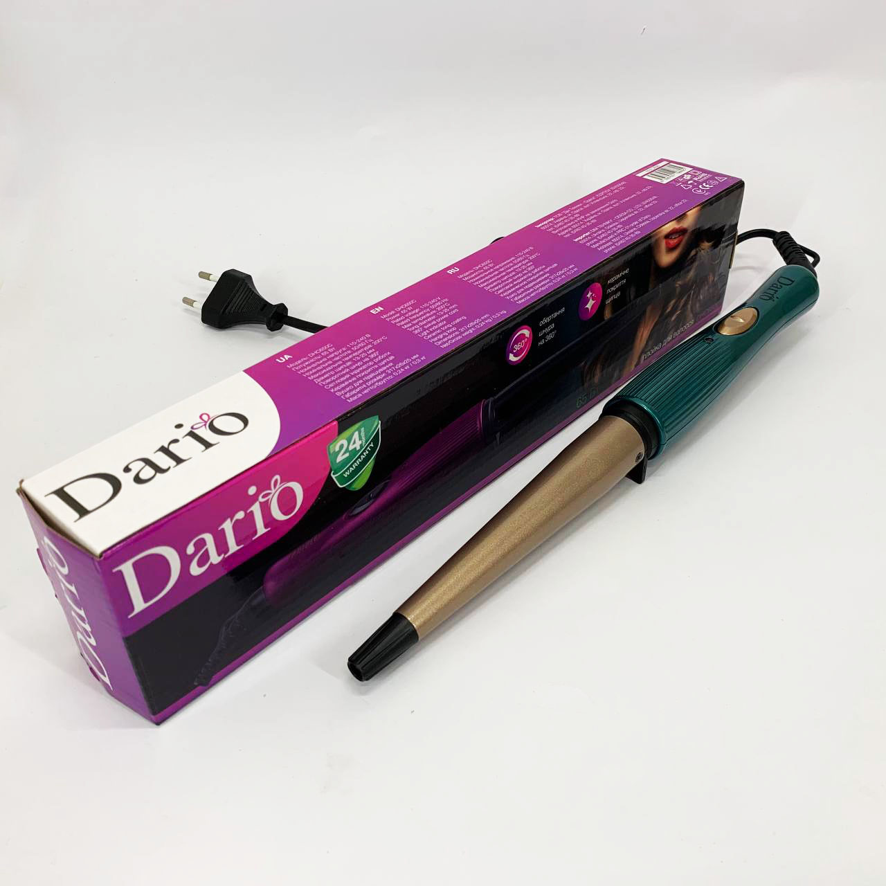 Плойка Dario DHC650C Green - Зображення 3