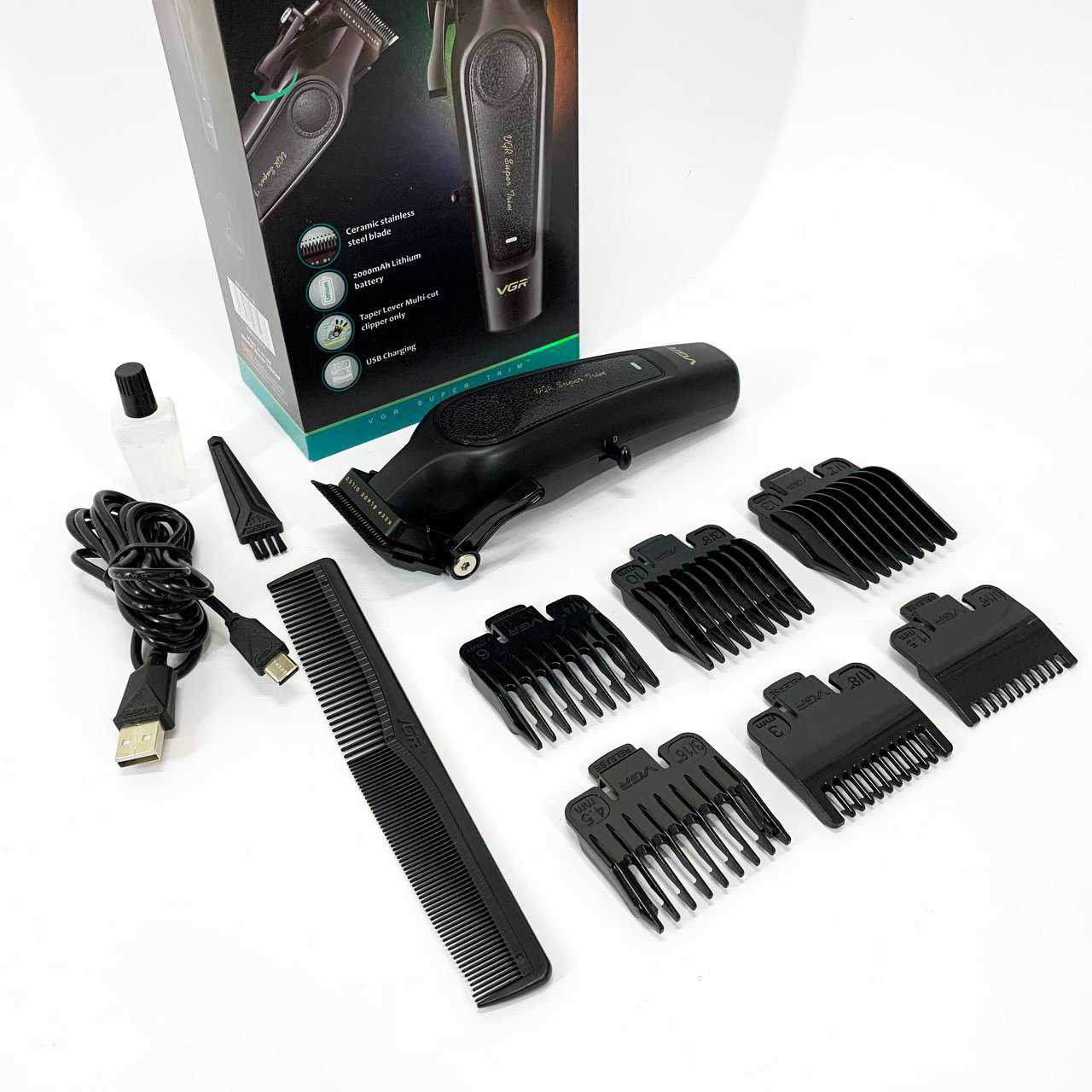 Акумуляторна машинка для стрижки VGR V-197 - Зображення 3