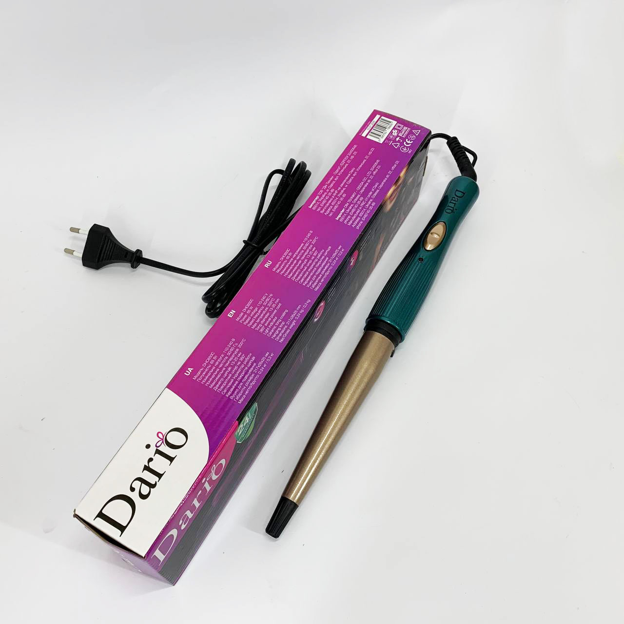 Плойка Dario DHC650C Green - Зображення 4