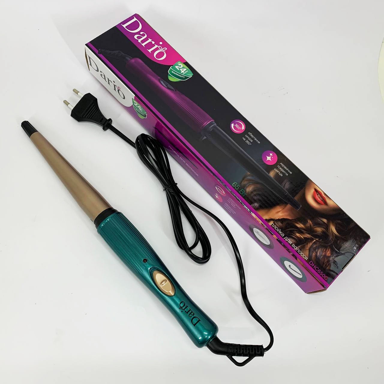 Плойка Dario DHC650C Green - Зображення 6