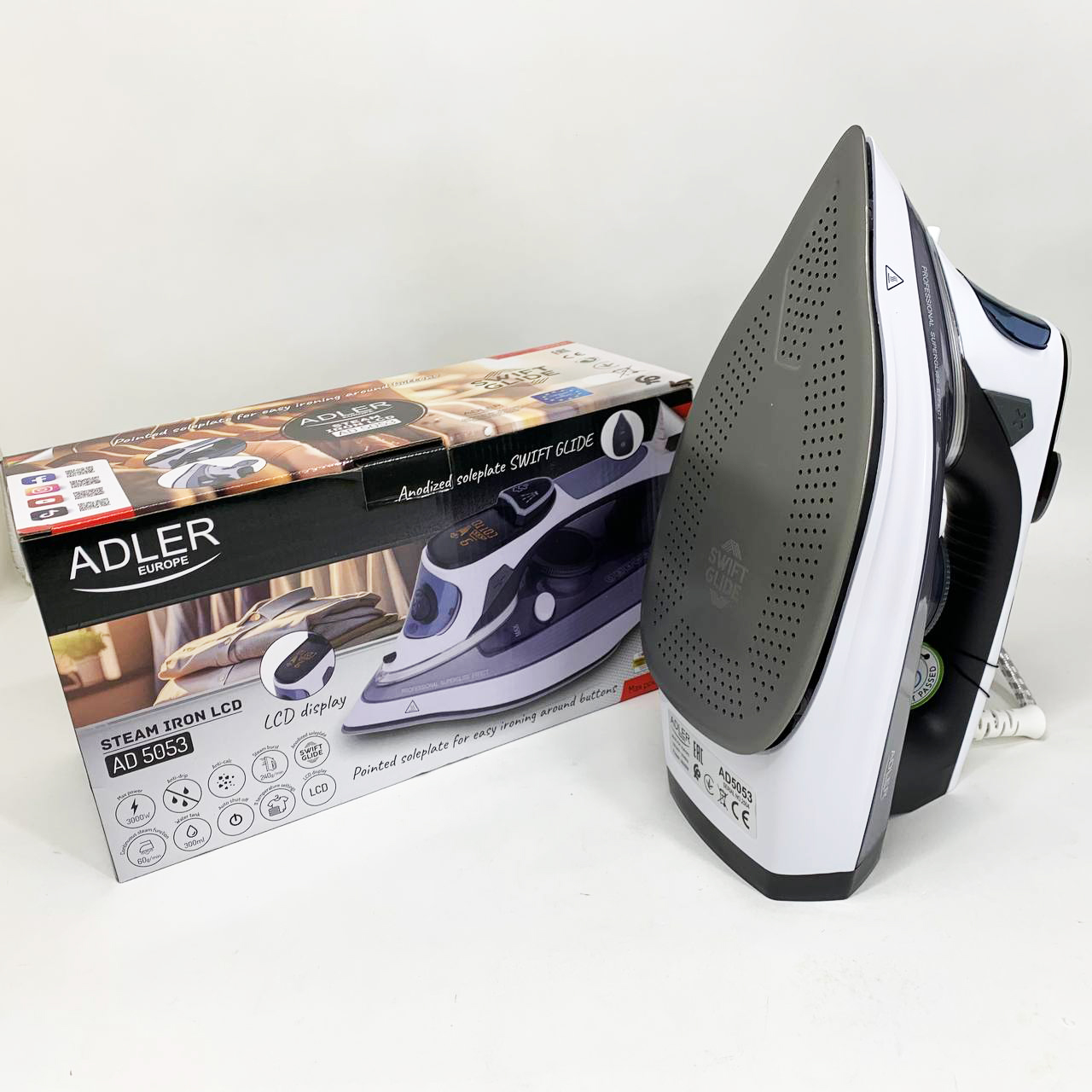 Парова праска Adler AD 5053 3000 Вт - Зображення 3