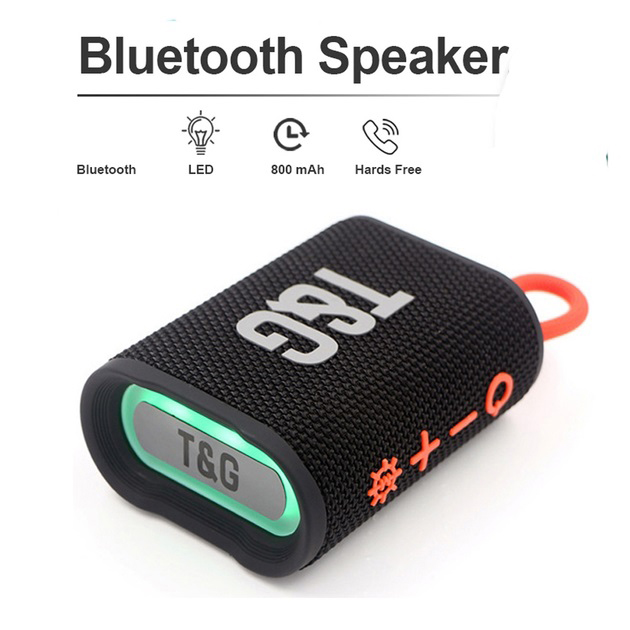 Bluetooth-колонка TG396 чорного кольору - Зображення 2