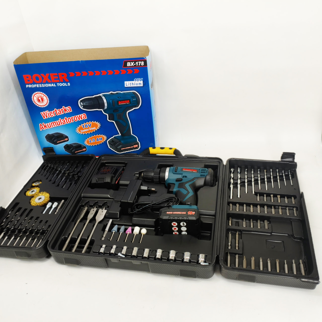 Портативний шуруповерт Boxer BX-178 акумуляторний - Зображення 3
