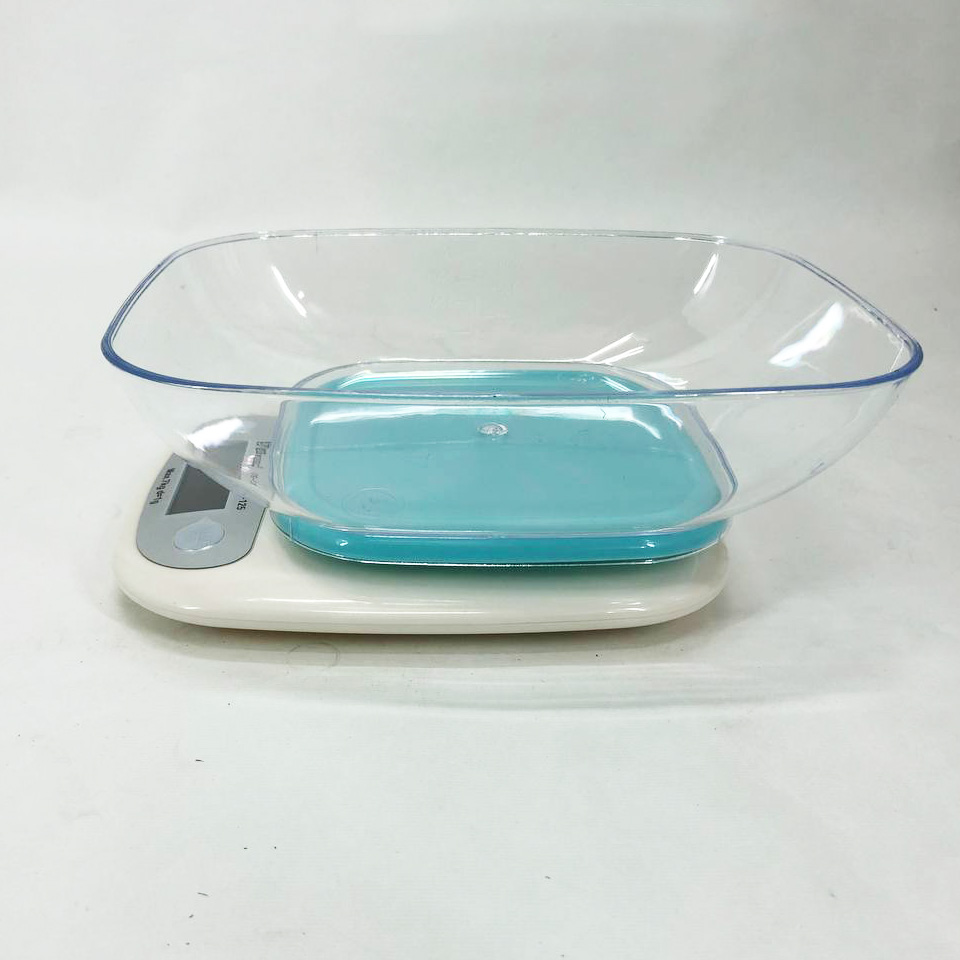 Кухонні ваги DOMOTEC MS-125 Plastic колір блакитний - Зображення 8