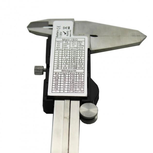 Електронний штангенциркуль Digital Caliper 0-150 мм з LCD дисплеєм у кейсі - Зображення 6