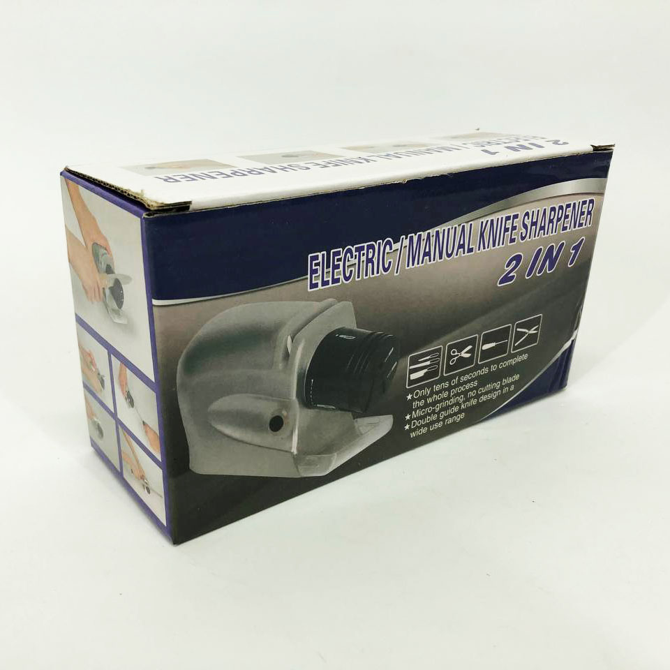 Электрическая точилка для ножей и ножниц ELECTRIC SHARPENER 220В, Электронная точилка для заточки ножей - Зображення 20