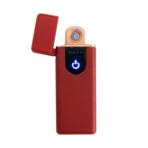 Електрозапальничка USB ZGP сенсорна спіральна червона