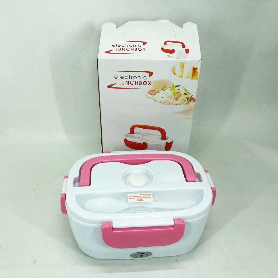 Електричний ланч-бокс Lunch Heater 220 V Pro з підігрівом рожевого кольору - Зображення 11