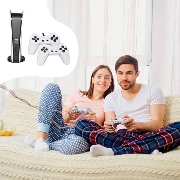 Ігра консоль Dendy Game Station GS5 для телевізора 200 ігор 8 Біт - Зображення 3