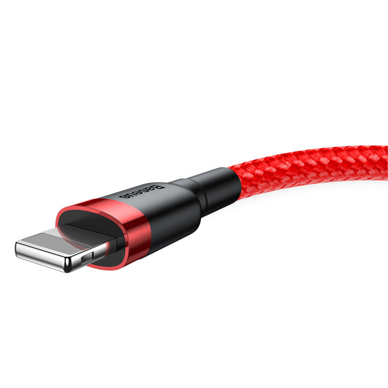 Дата кабель Baseus Cafule USB to Lightning 1.5A (2m) (CALKLF-C) - Зображення 3
