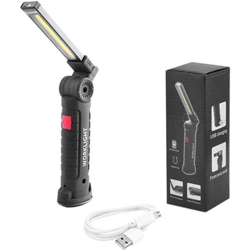 Світлодіодний ліхтар кемпінг W52 SMD + COB червоний білий магнітний гачок - Зображення 4