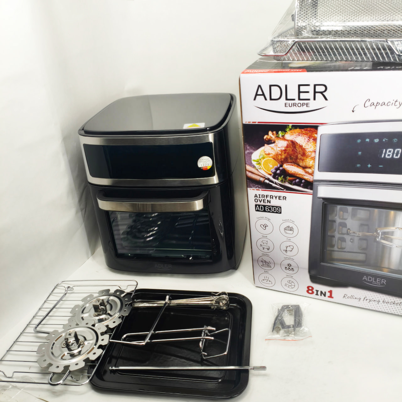 Аерофритюрниця Adler AD 6309 13 л 2500 Вт - Зображення 5